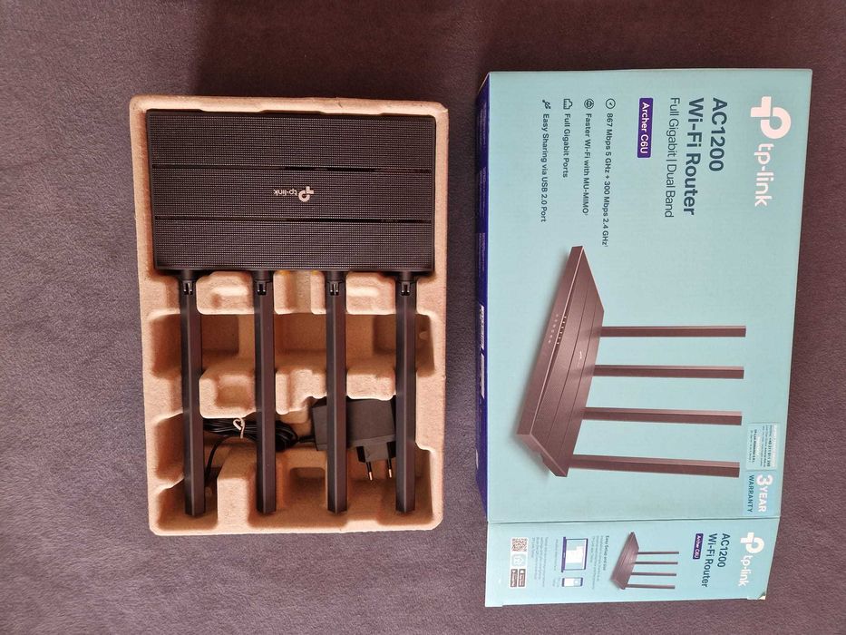 router wireless AC1200 TP-Link Archer C1200,Archer C6U