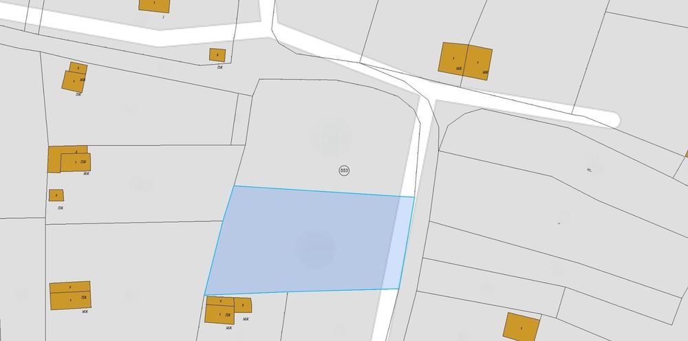 Парцел в Габрово, област-гр.Севлиево площ 1614 цена 21500