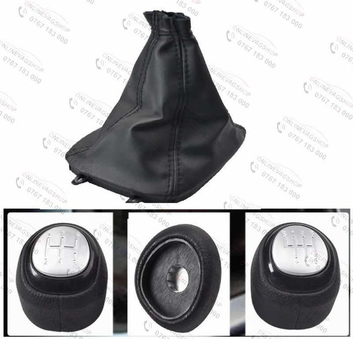 Nuca piele cu manson schimbator Saab 9-3 cu 5 sau 6 viteze