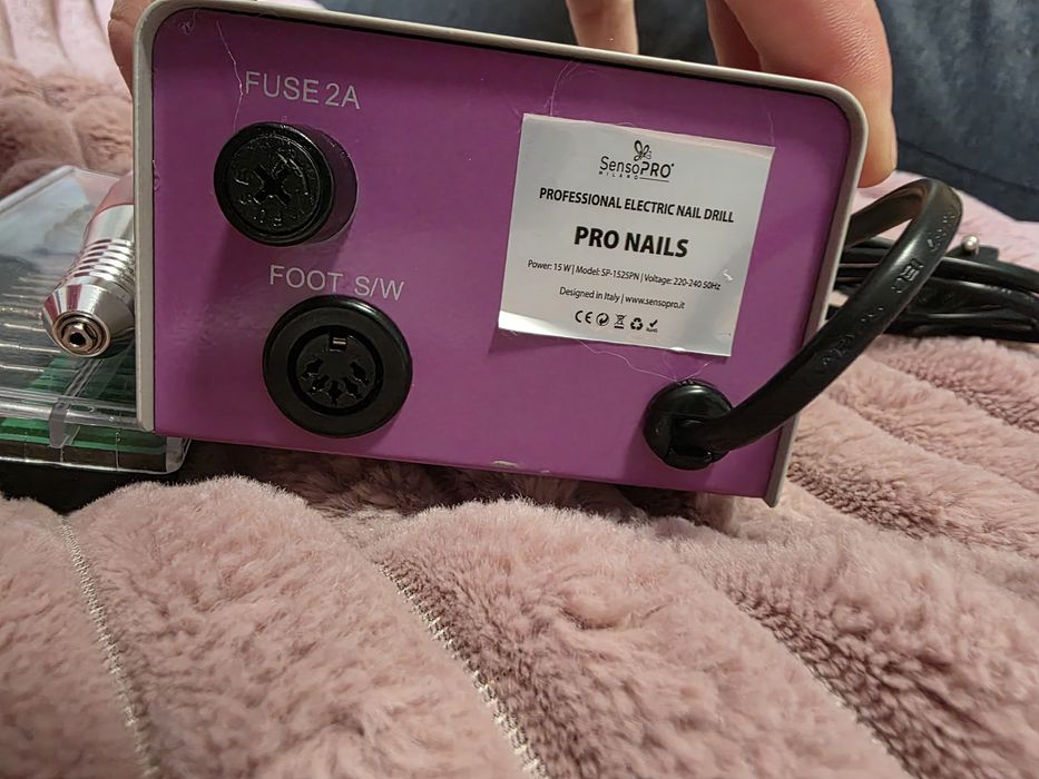 Freză unghii profesională SensoPRO + pix Lilarossa + capete incluse