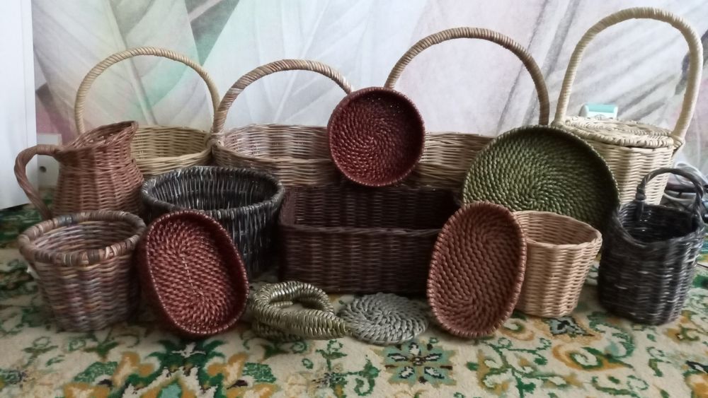 Плетеные корзины