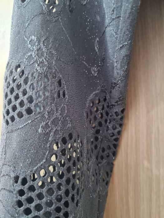 Вечерние платье серо-синего цвета ,блестящее