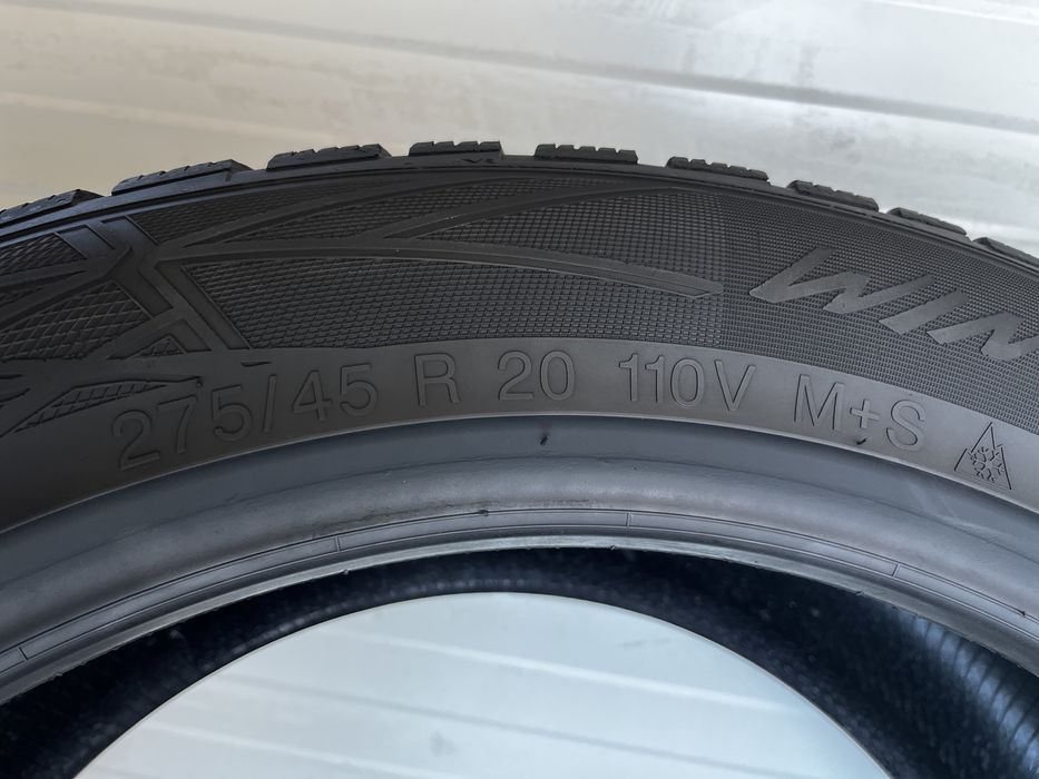 2бр зимни гуми 275/45/R20/Vredestein Wintrac pro/dot3619г/6.9 мм