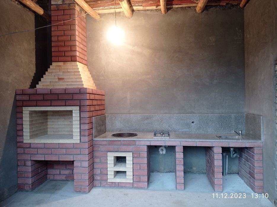 Барбекю мангал очаг летняя кухня.