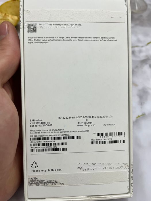 Продам 16 айфон!