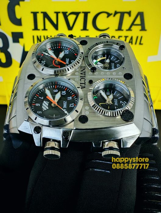 INVICTA Zulu Silver 54 mm, Инвикта нов мъжки часовник