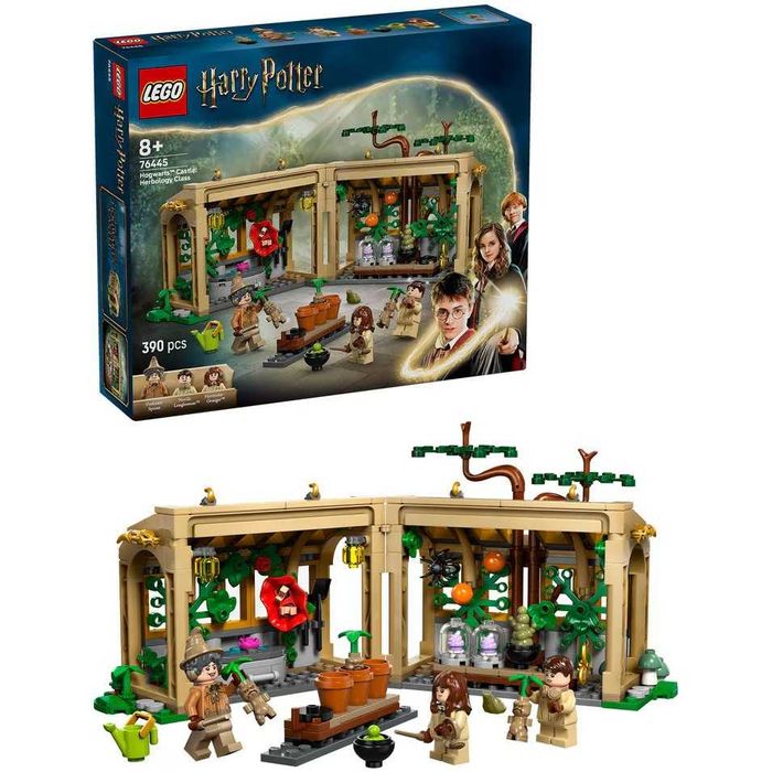 LEGO Harry Potter Castelul Hogwarts Lectia de ierbologie 76445, 8+