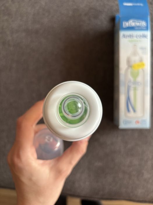 Biberon DrBrowns 250 ml gat ingust tetina nr 1 + set tetina nr 4