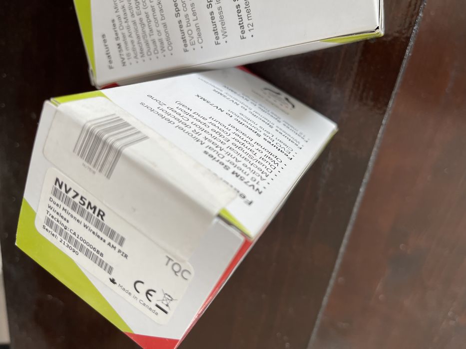 Detector / Senzor de mișcare wireless Paradox NV75MR NOU