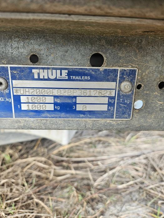 Remorca Thule 1000kg