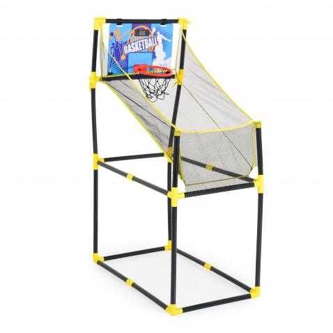 Баскетболен кош с мрежа и електронно табло