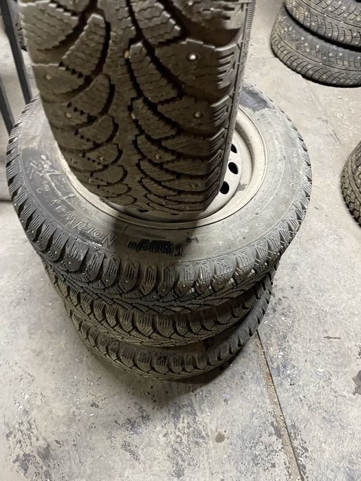 Резина с дисками на авео