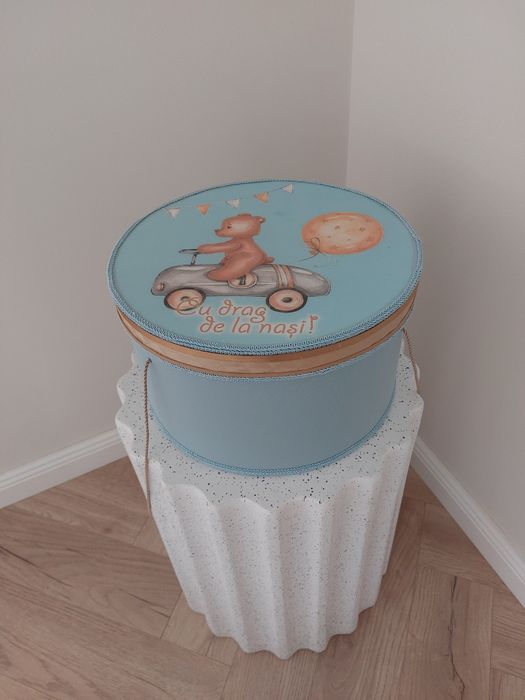 Cufăr albastru botez