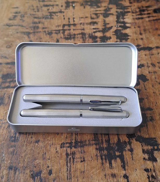 писалка и химикалка комплект масивни метални, внос от Германия