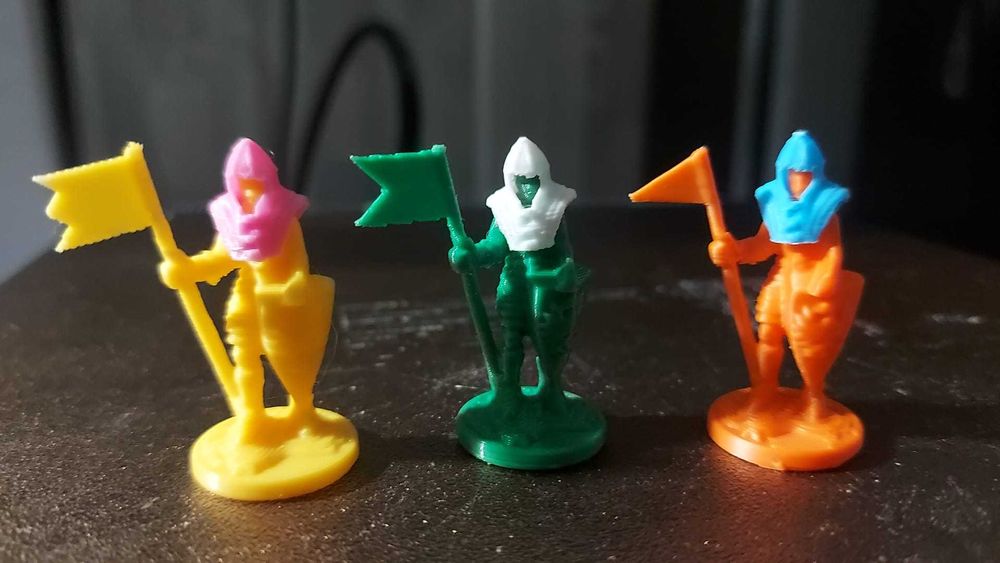 Piese catan printate 3D diverse culori