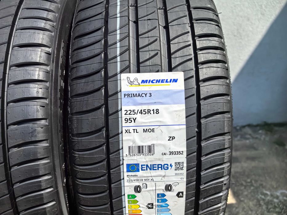 225/45/18 Мишелин ДОТ 2024 г - Чисто нови - Рън Флат / МОЕ