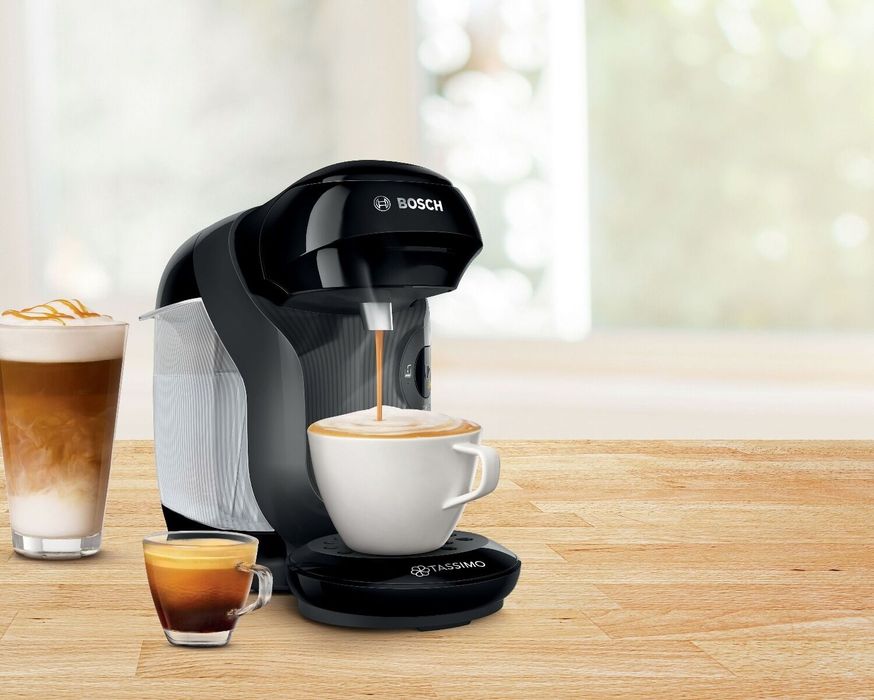Espressor capsule Bosch Tassimo Style, 1400 W, 3.3 bar,nou