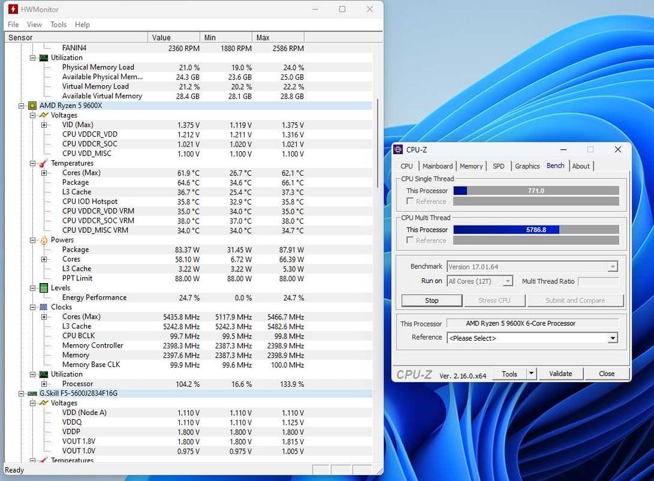 Gaming PC Amd Ryzen 5 9600x RTX 5060 8GB