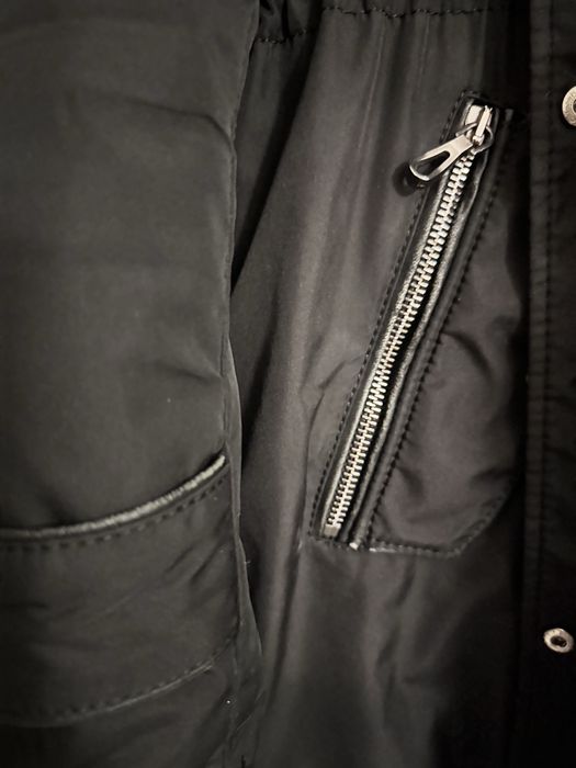 Дамска парка (яке) с лисица естествен косъм