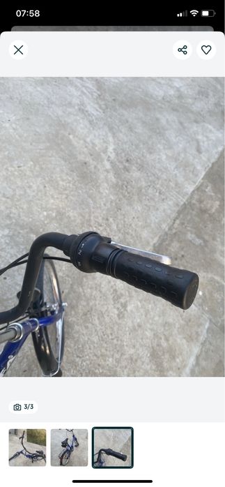 Bicicleta pegas pliabil