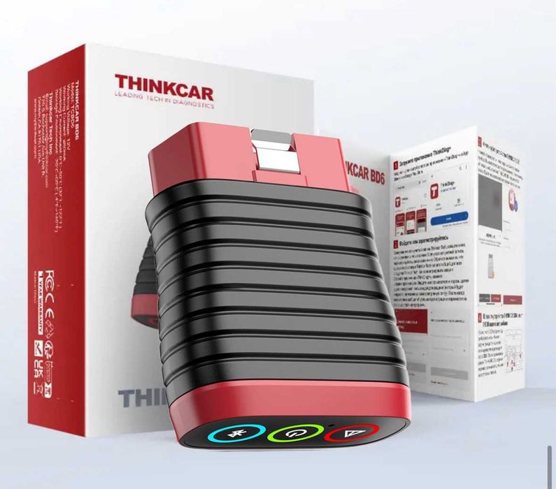 Ново 2025! Не спира! Launch Thinkcar BD6 автодиагностика