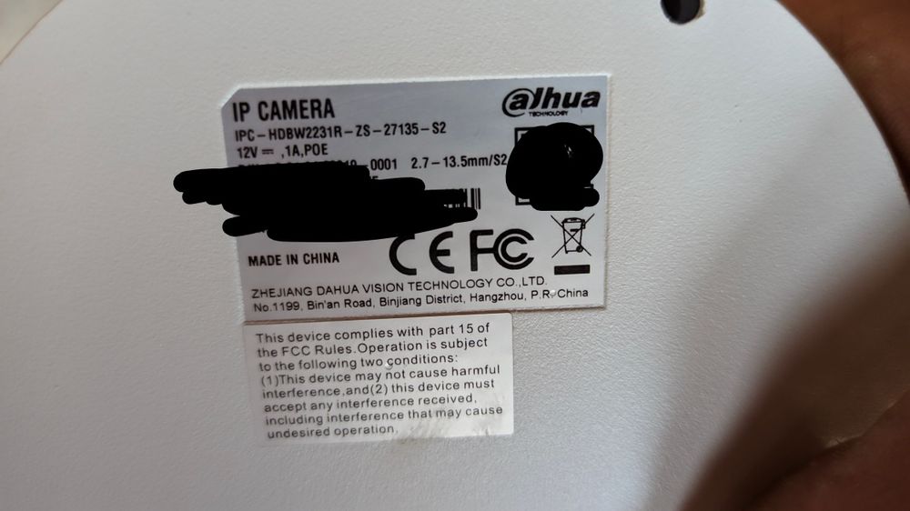 Camere supraveghere dome Dahua poe ip, 2MP