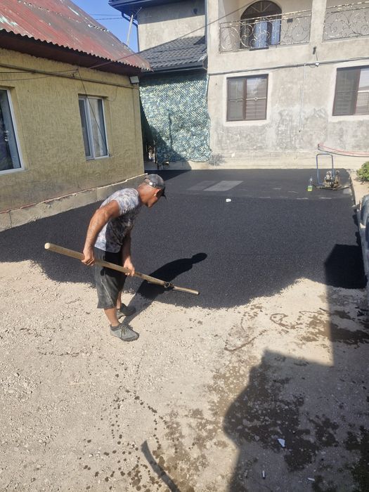 Асфальтирование, асфальт, укладка асфальта