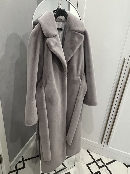 Шуба эко мех с шерстяным подкладом