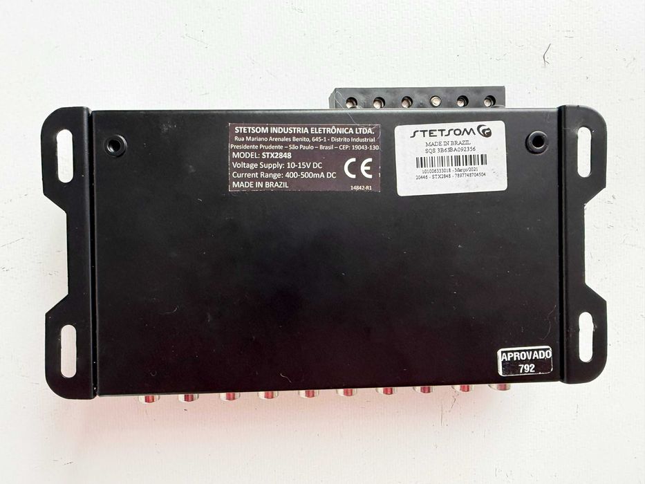 Stetsom STX 2848 – Procesor Audio Auto DSP 2 IN / 8 OUT