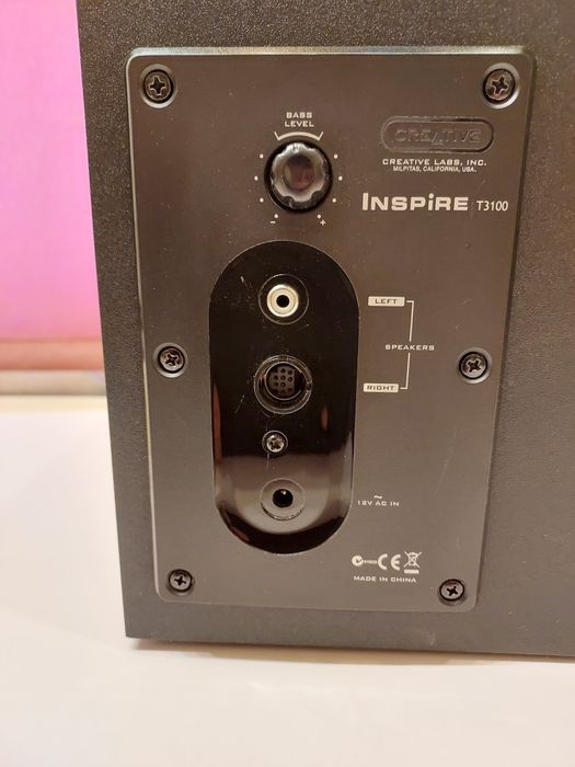 Subwoofer Creative T3100. Perfect funcțional