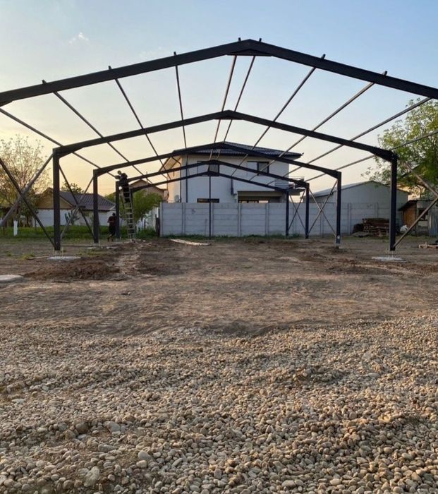 Vand structura metalica 8x25x4h Accept și variante cu  CHERESTEA