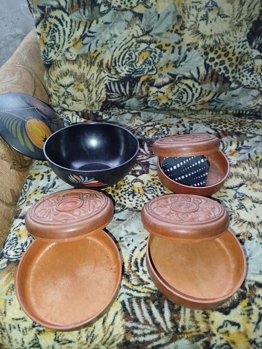 Шкатулки пластик 4шт.