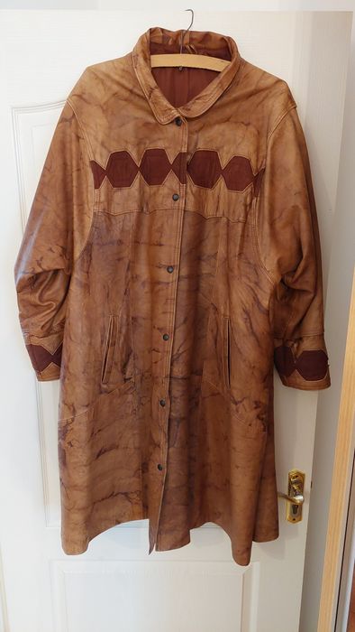 Haina dama piele maro
