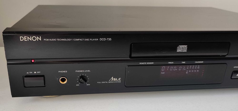 CD Player Denon DCD-735 – ALPHA Processing – Dual DAC – Optical – Made in Europe