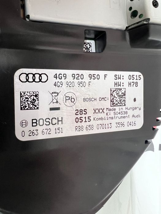 Ceasuri Bord/Instrument Cluster Audi A6 4G C7 / Audi A7 Facelift