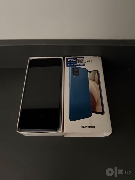 Samsung A12  yengidek kop ishlatilmagan hech qanaqa defekti yoq  zór