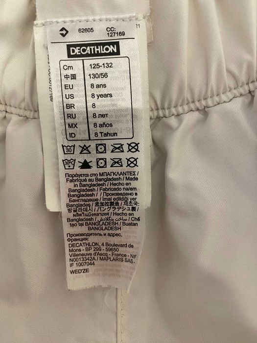 Pantalon de schi Wed"ze 125-132, 8 ani
