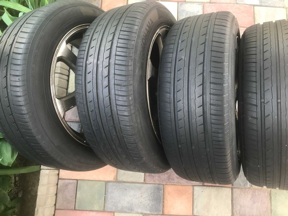 Диски Work и летние шины YOKOHAMA 215/55R17