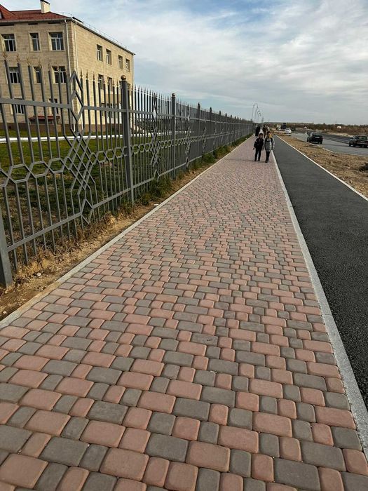 Брусчатка, тротуарная плитка прессованная