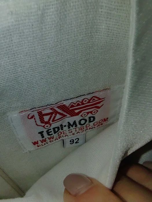 Разкошна коледна рокля размер 92