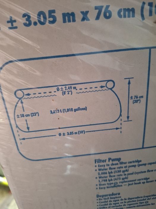 Piscina intex 300x76