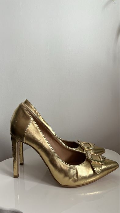 Moschino Love Moschino auriu piele 38