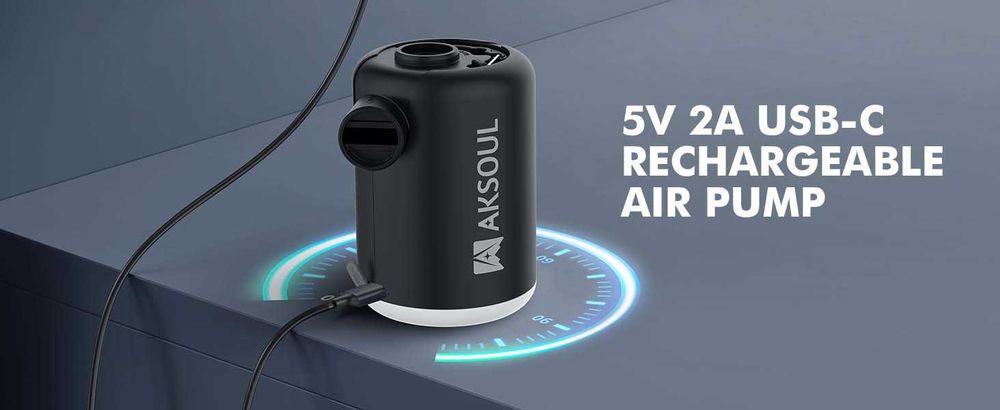 Електрическа въздушна помпа AKSOUL за надуване и спадане