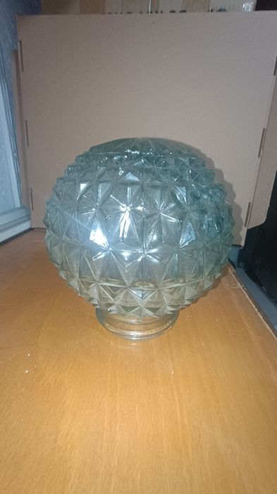 Glob sticlă cu filet pentru plafonieră / aplică / lampă vintage – 15.5 x 16 cm