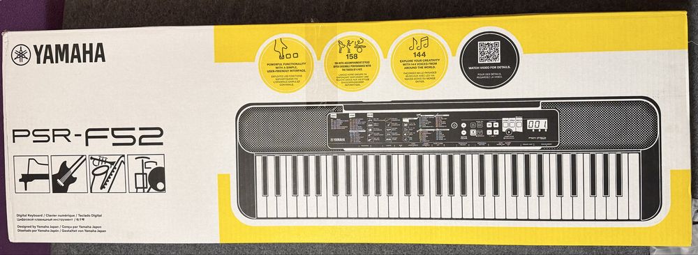 Yamaha PSR-F52 – practic noua, garantie, cutie completa - 490 lei negociabil