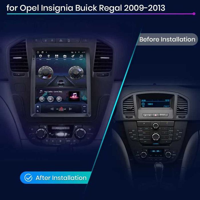 Navigatie Dedicata Tesla Opel Insignia (2008-2013), BT, Wi-Fi, Carplay