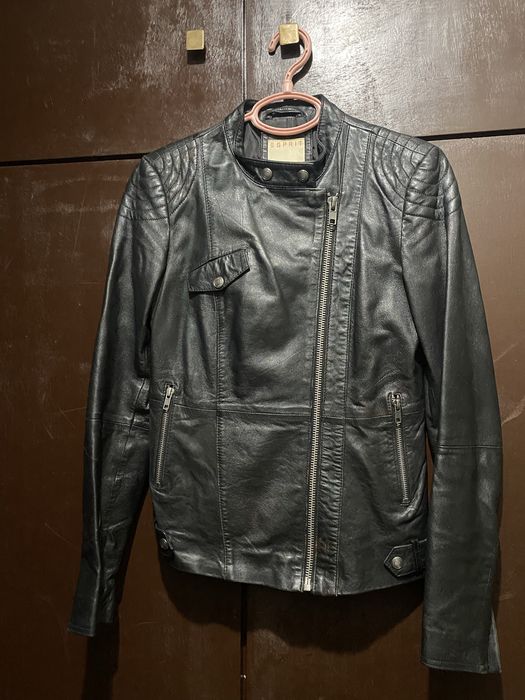 100% овча кожа яке Esprit XS – стилно biker яке