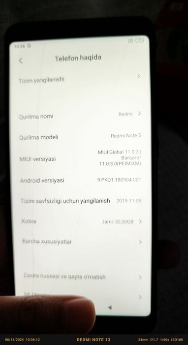 Xioami Redmi Note 5