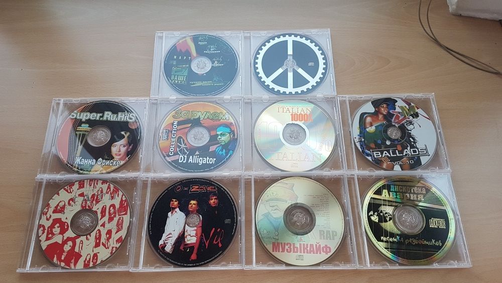 Диски CD MP3 разные