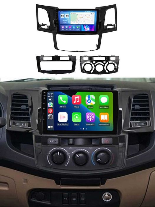 Navigatie Android 14 TOYOTA HILUX 2004-2014 1/8 Gb Waze CarPlay CAMERA